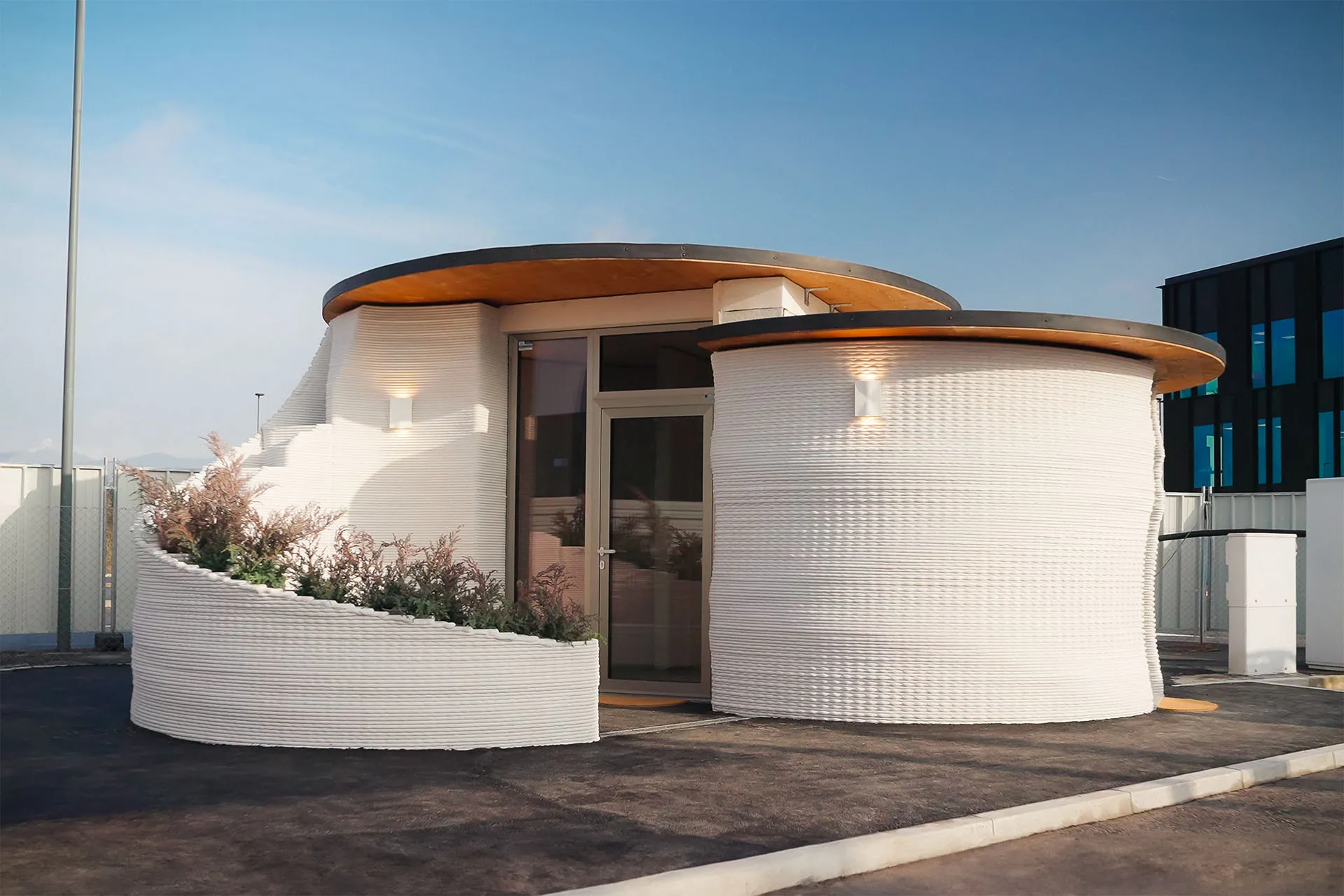 Inside Bergamo Airport, WASP Tests Lime-Based 3D-Printed Architecture