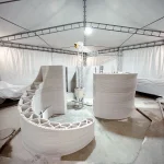 Inside Bergamo Airport, WASP Tests Lime-Based 3D-Printed Architecture