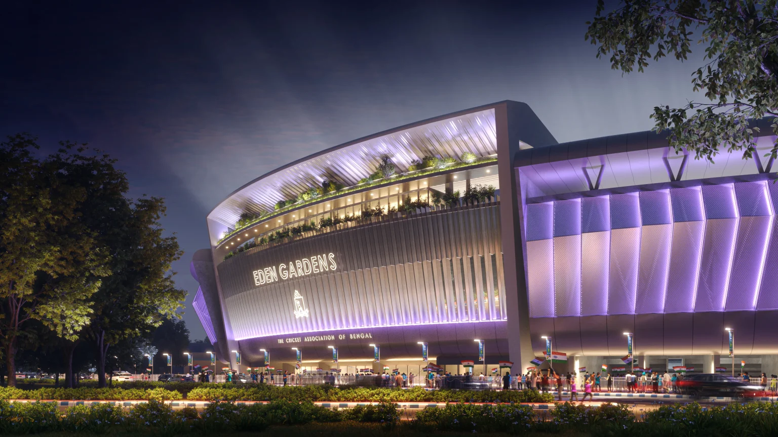 Populous’ Design Vision for Iconic Eden Gardens in Kolkata, India Marks a New Chapter in Cricket History
