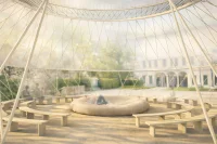 The Apricot Pavilion at Milan Design Week 2026