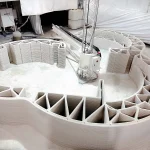 Inside Bergamo Airport, WASP Tests Lime-Based 3D-Printed Architecture