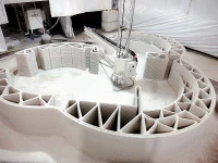 Inside Bergamo Airport, WASP Tests Lime-Based 3D-Printed Architecture