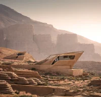 Habitable Outcrop, A Desert Observatory House