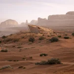 Habitable Outcrop, A Desert Observatory House