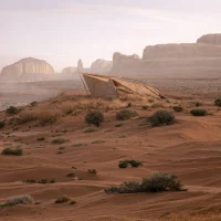 Habitable Outcrop, A Desert Observatory House