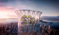 Vancouver’s Sea Sponge-Inspired Tower Challenges the Glass Skyscraper Model.