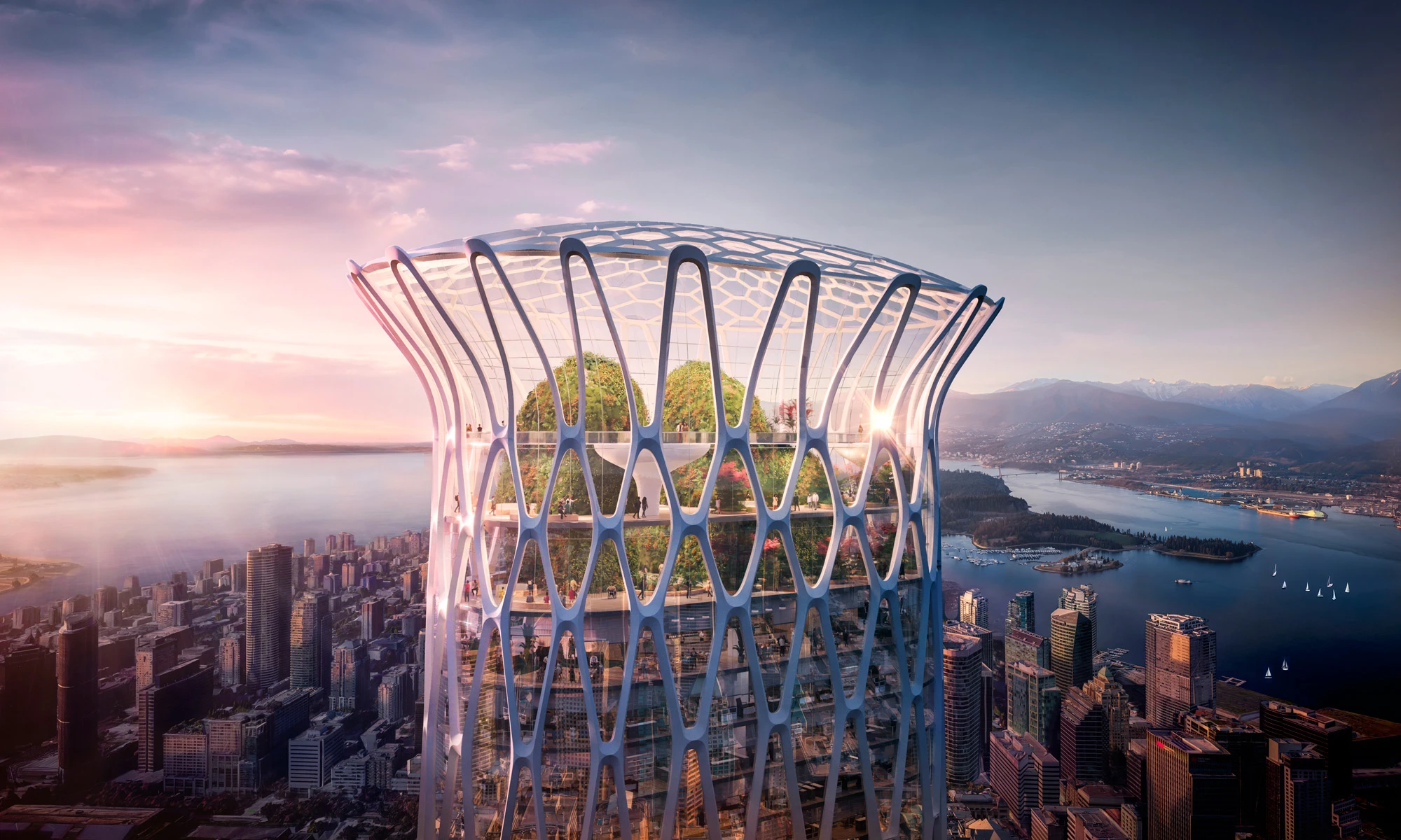 Vancouver’s Sea Sponge-Inspired Tower Challenges the Glass Skyscraper Model.