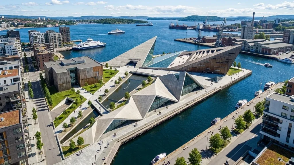 Low-Rise Sculptural Architecture Blends Landscape, Vernacular Form, and Climate-Driven Design