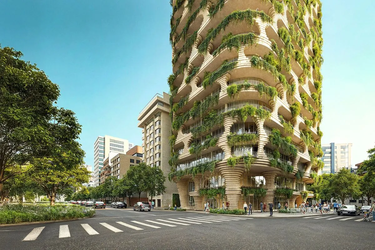 Kengo Kuma Merges Nature, Ceramics, and Compact Urban Living in Quito’s Skyscraper