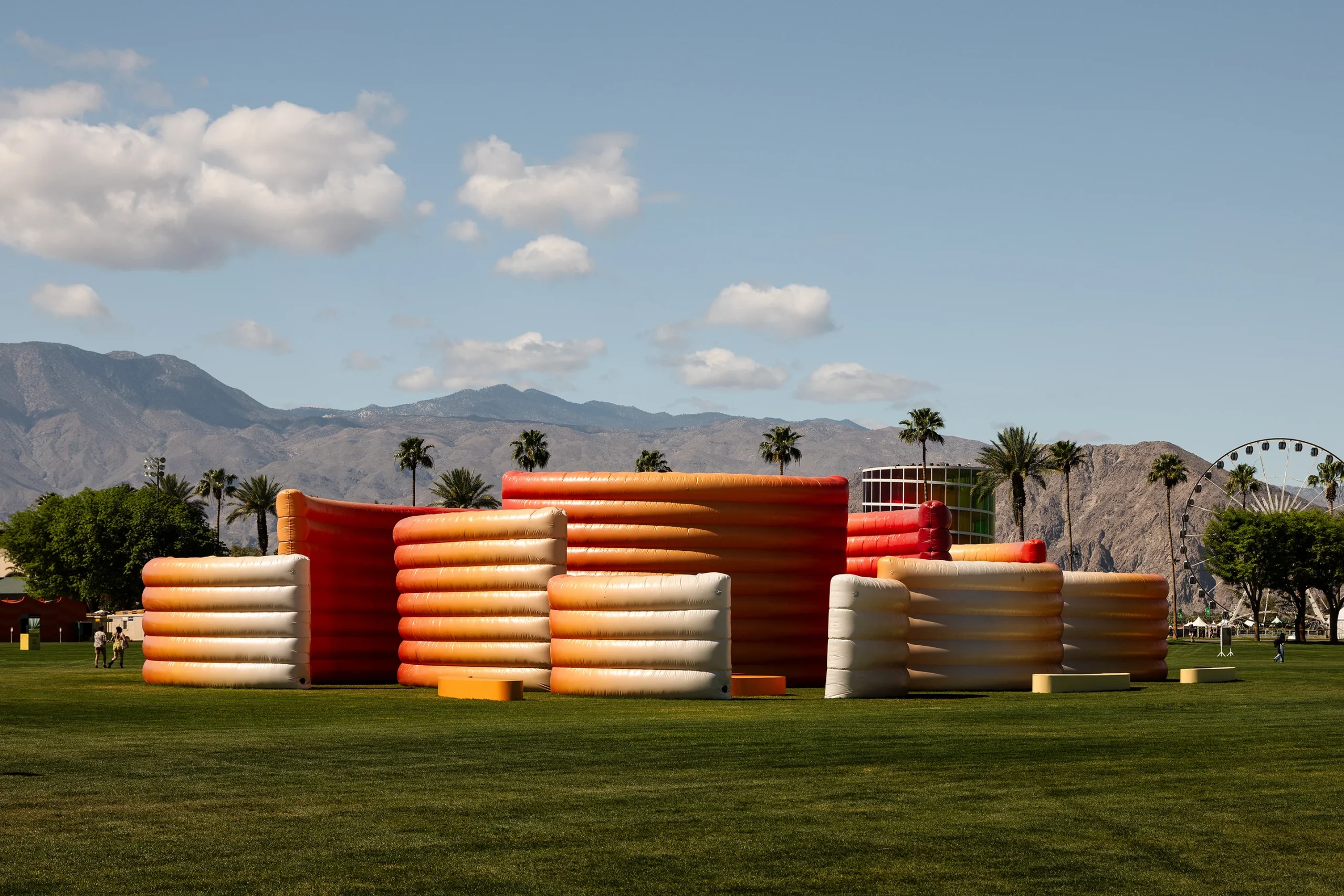 Coachella 2026 Art Installations Turn the Desert into a Glowing Playground of Color and Light 6 Sabine Marcelis’ Maze Installation at Coachella 2026