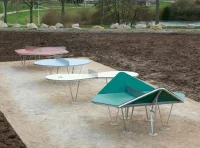 Public Spaces Meet Play in Exercice's Ping Pong Tables