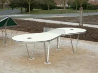 Public Spaces Meet Play in Exercice's Ping Pong Tables