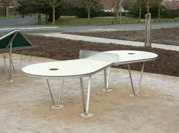 Public Spaces Meet Play in Exercice's Ping Pong Tables