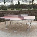 Public Spaces Meet Play in Exercice's Ping Pong Tables