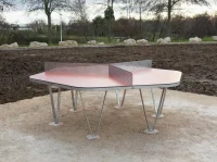 Public Spaces Meet Play in Exercice's Ping Pong Tables
