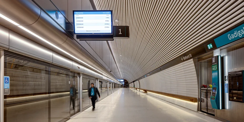 Sydney’s Gadigal Metro Station Wins Gold in the ‘Transport’ Category at the 2026 WAN Awards
