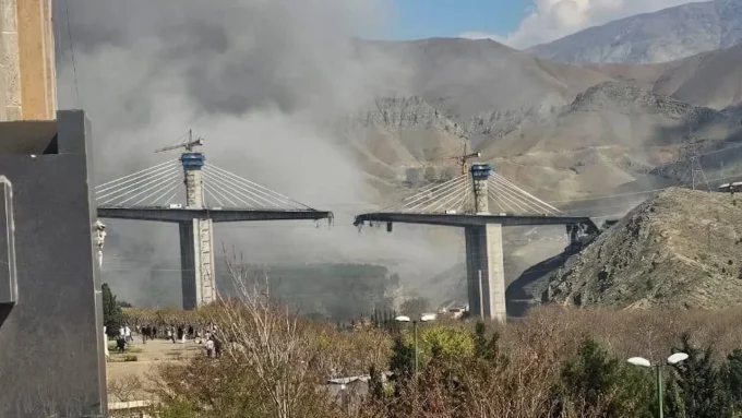 US–Israel Attack on Iran’s B1 Bridge