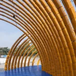 Arched Bamboo-Inspired Pavilion by H&P Architects Rises in Hanoi