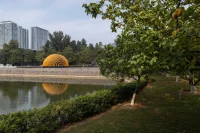 Arched Bamboo-Inspired Pavilion by H&P Architects Rises in Hanoi