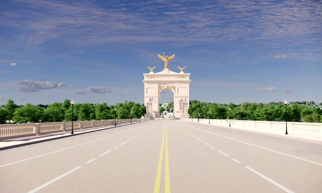 Trump Reveals Grand 250-Foot Triumphal Arch Design for U.S. 250th Anniversary
