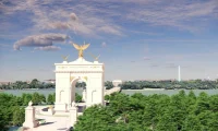 Trump Reveals Grand 250-Foot Triumphal Arch Design for U.S. 250th Anniversary