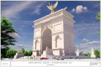 Trump Reveals Grand 250-Foot Triumphal Arch Design for U.S. 250th Anniversary