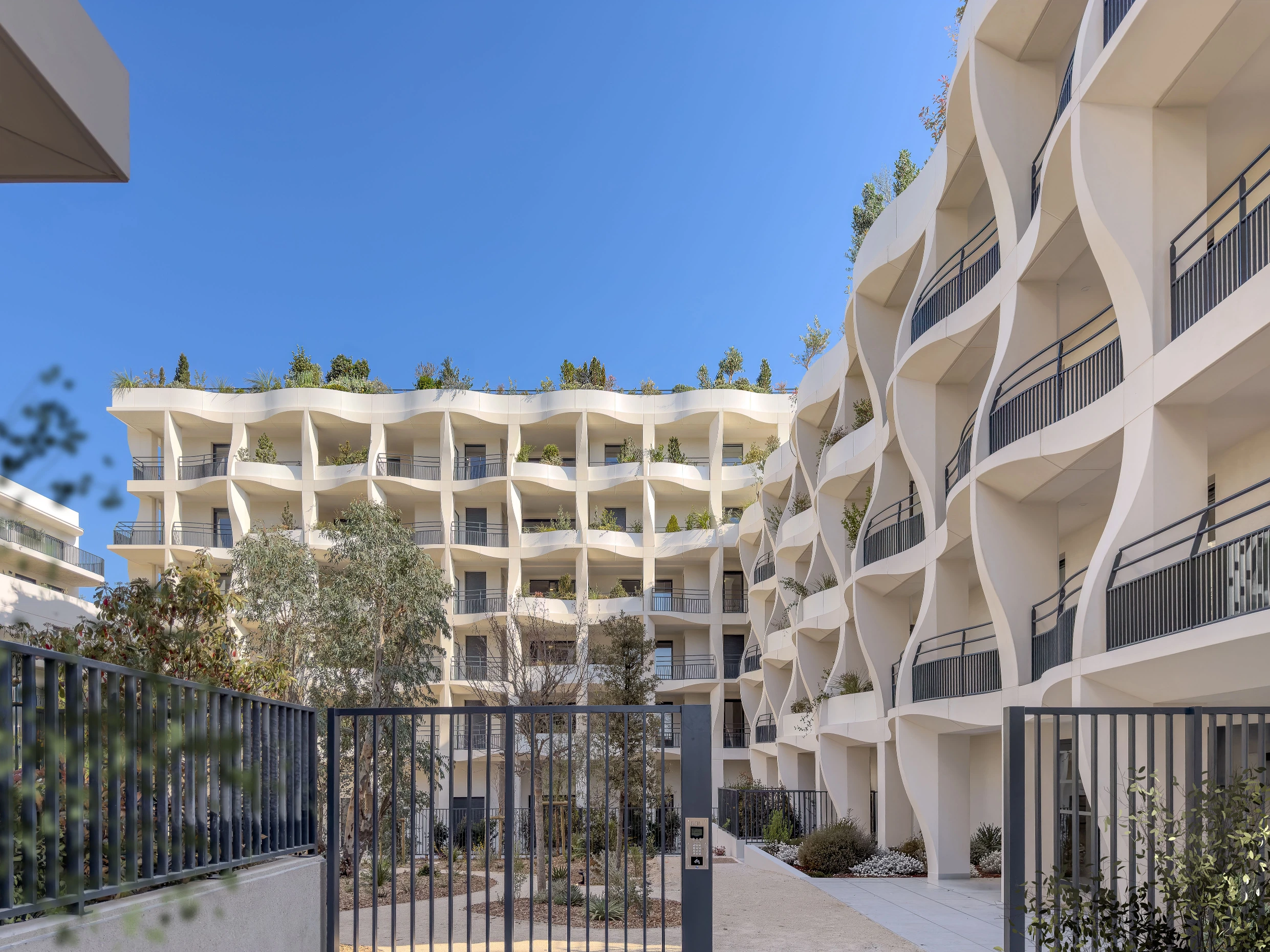 Jardins Secrets Project: A Duo of Bioclimatic Shells at Montpellier’s Cité Créative