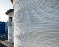 Inside Bergamo Airport, WASP Tests Lime-Based 3D-Printed Architecture