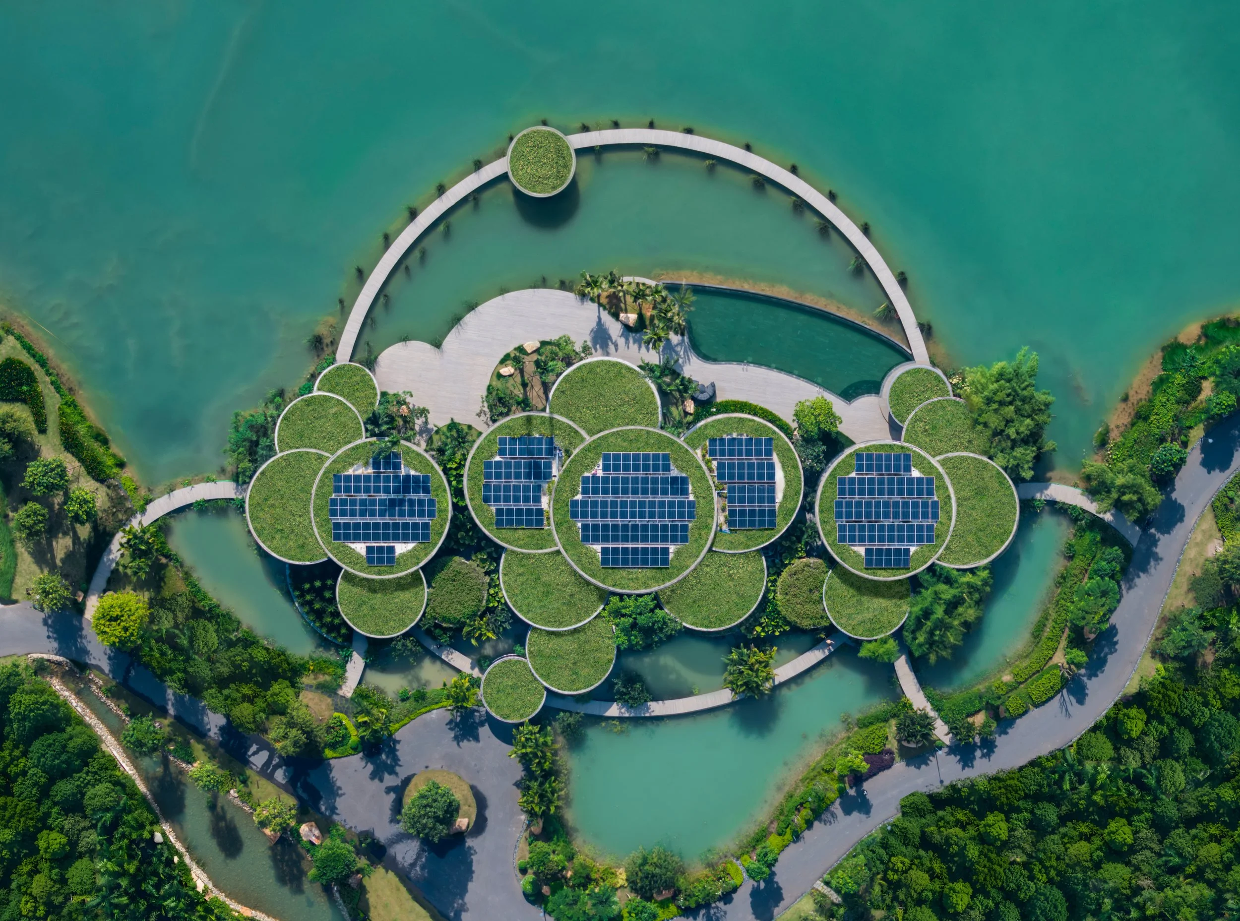 The Lotus Clubhouse in Vietnam is Designed as a Living Organism Shaped by Water and Forests