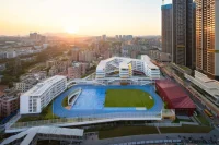 Dynamic and Interconnected Learning Spaces Define Shenzhen Longhua Foreign Languages School by Z&Z STUDIO