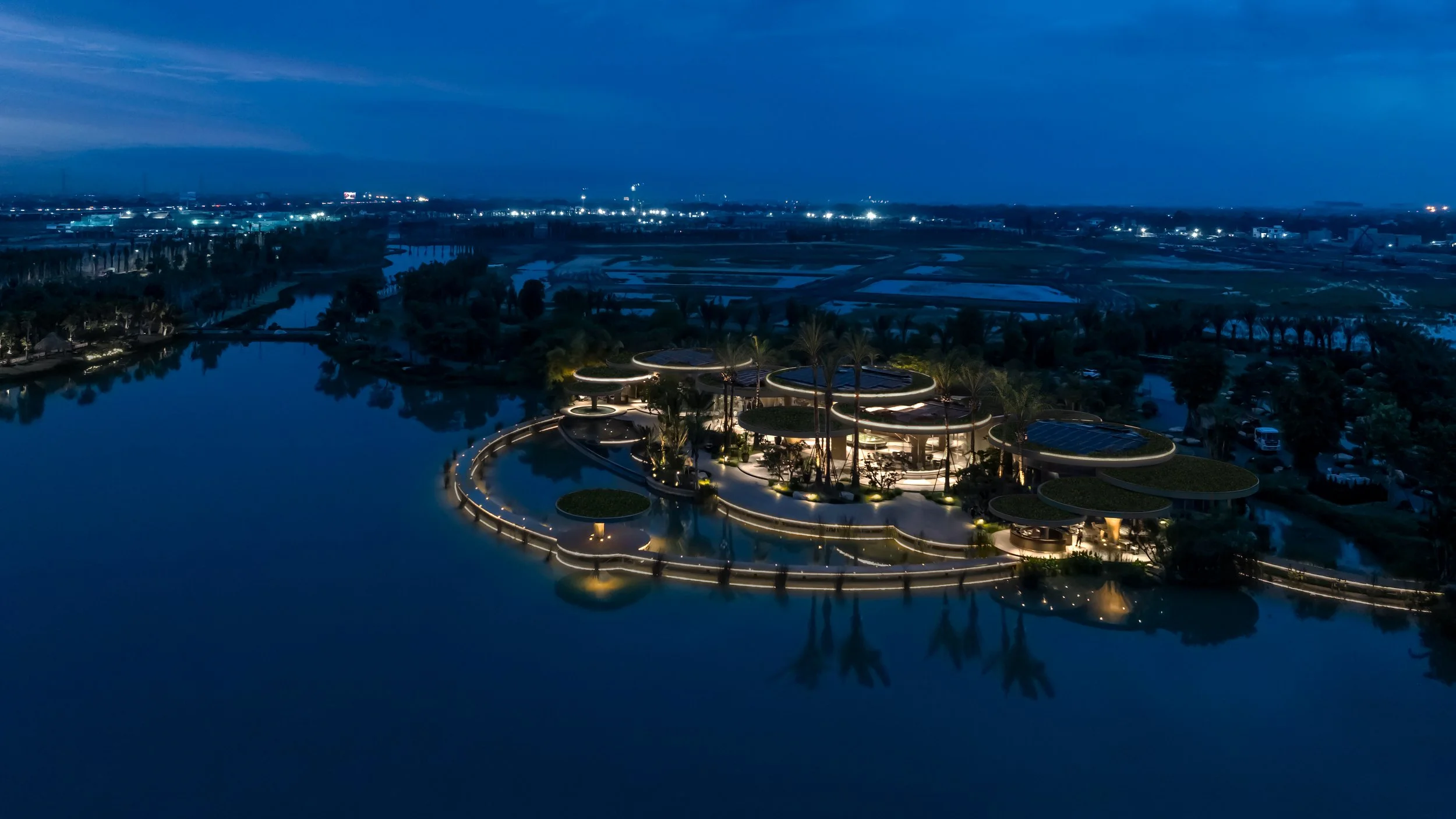 The Lotus Clubhouse in Vietnam is Designed as a Living Organism Shaped by Water and Forests