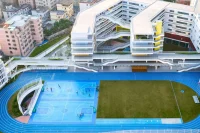 Dynamic and Interconnected Learning Spaces Define Shenzhen Longhua Foreign Languages School by Z&Z STUDIO
