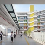 Dynamic and Interconnected Learning Spaces Define Shenzhen Longhua Foreign Languages School by Z&Z STUDIO