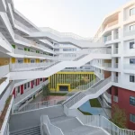 Dynamic and Interconnected Learning Spaces Define Shenzhen Longhua Foreign Languages School by Z&Z STUDIO