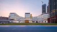 Dynamic and Interconnected Learning Spaces Define Shenzhen Longhua Foreign Languages School by Z&Z STUDIO