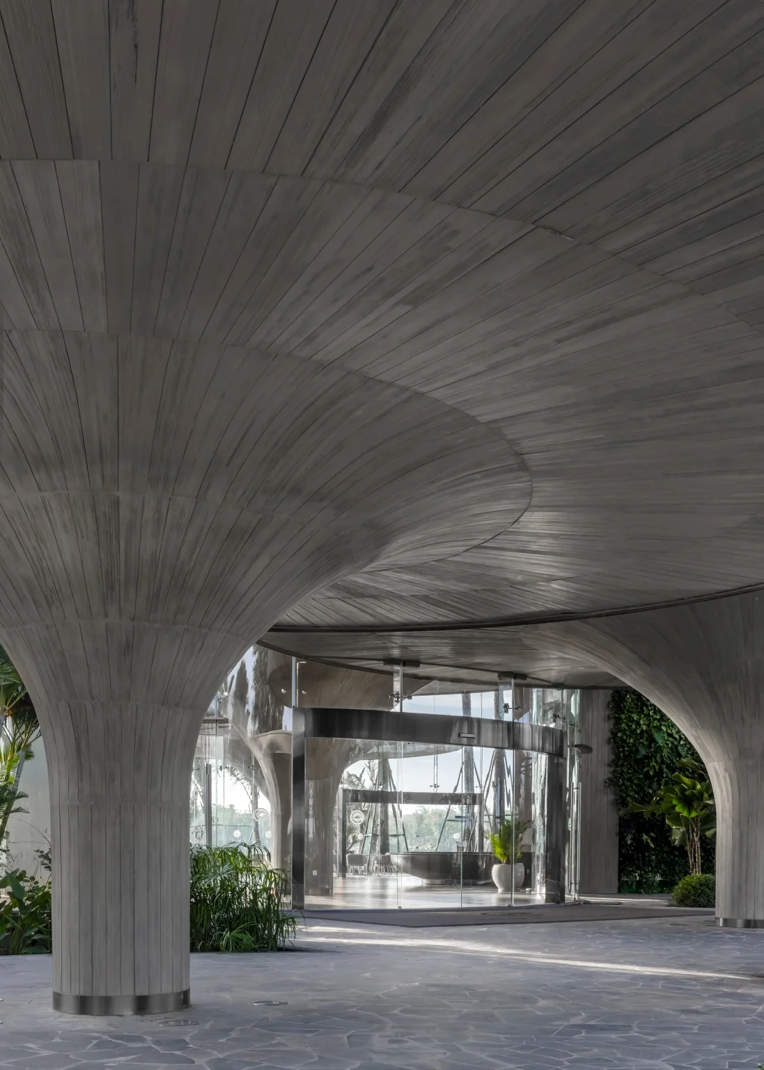 The Lotus Clubhouse in Vietnam is Designed as a Living Organism Shaped by Water and Forests