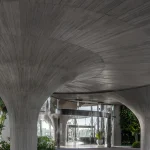 The Lotus Clubhouse in Vietnam is Designed as a Living Organism Shaped by Water and Forests