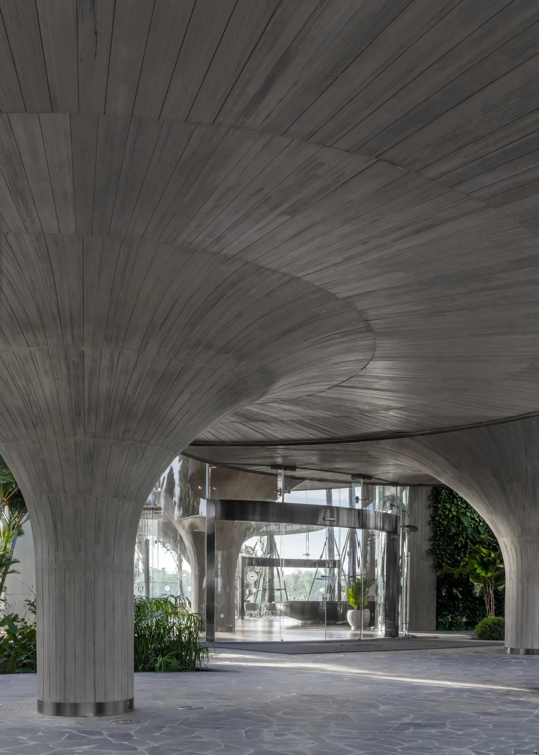 The Lotus Clubhouse in Vietnam is Designed as a Living Organism Shaped by Water and Forests