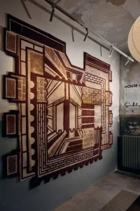 Renesa Transforms Brick Architecture into Sculptural Rug Design