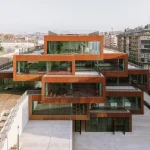 BIG and Bat Architecture’s Gastronomy Open Ecosystem is a Sculptural Stacked Cuboid Form