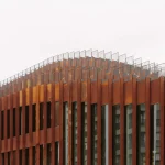 BIG and Bat Architecture’s Gastronomy Open Ecosystem is a Sculptural Stacked Cuboid Form