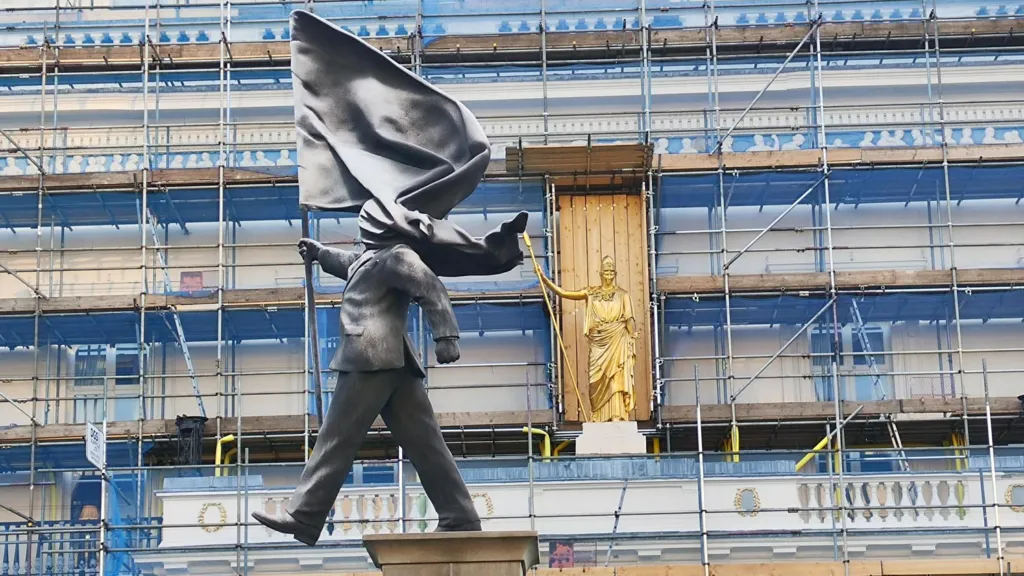 Flag and Void: A Historical and Contemporary Reading of Banksy’s Sculpture at Waterloo Place
