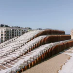 BIG and Bat Architecture’s Gastronomy Open Ecosystem is a Sculptural Stacked Cuboid Form