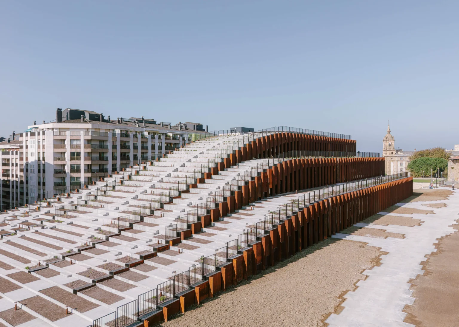 BIG and Bat Architecture’s Gastronomy Open Ecosystem is a Sculptural Stacked Cuboid Form