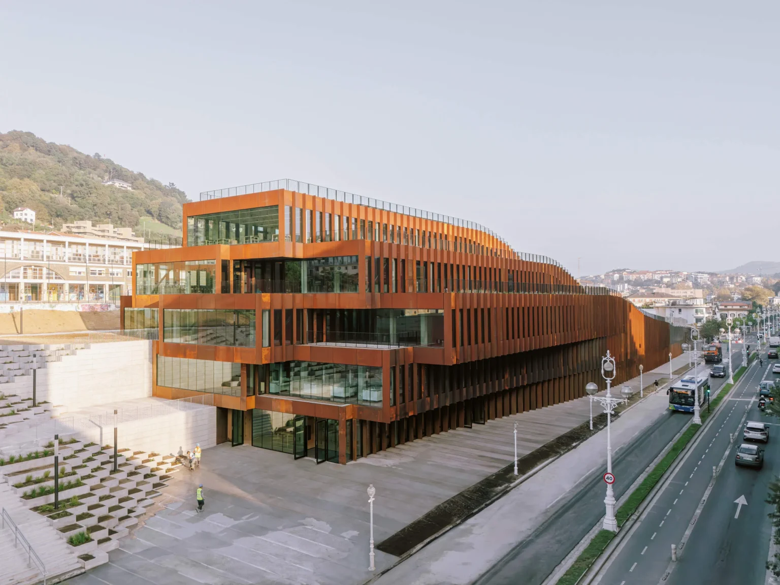 BIG and Bat Architecture’s Gastronomy Open Ecosystem is a Sculptural Stacked Cuboid Form