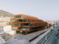 BIG and Bat Architecture’s Gastronomy Open Ecosystem is a Sculptural Stacked Cuboid Form