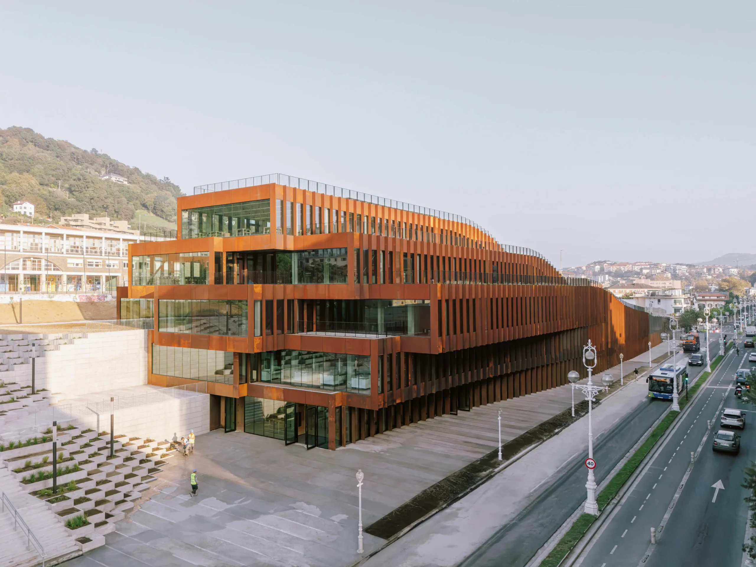 BIG and Bat Architecture’s Gastronomy Open Ecosystem is a Sculptural Stacked Cuboid Form 6 BIG and Bat Architecture’s Gastronomy Open Ecosystem is a Sculptural Stacked Cuboid Form