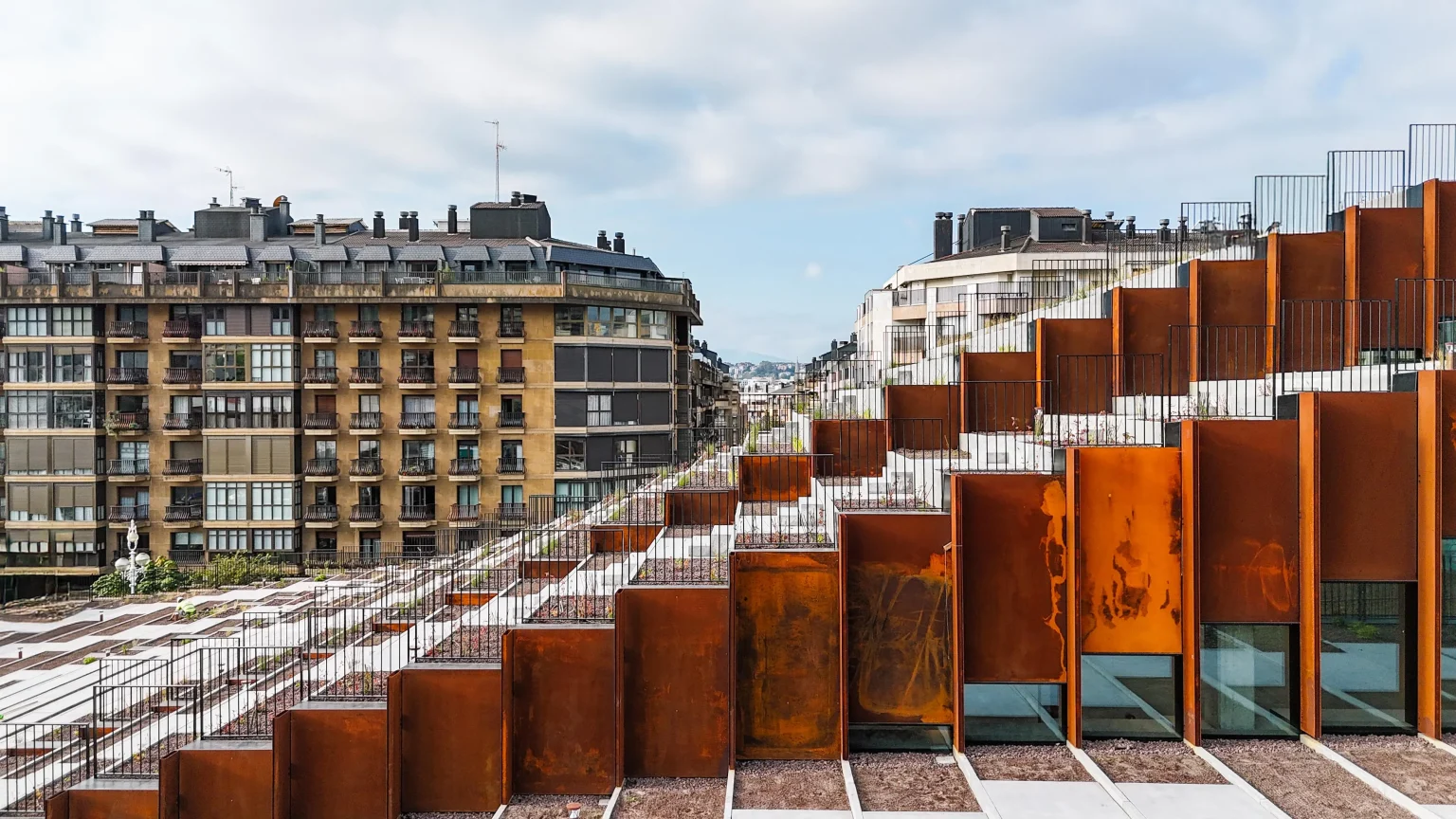 BIG and Bat Architecture’s Gastronomy Open Ecosystem is a Sculptural Stacked Cuboid Form