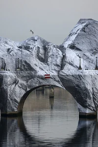 Street Artist JR Transforms Paris’ Pont Neuf Into Monumental Inflatable Cave