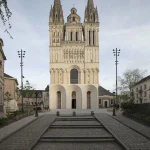 Kengo Kuma Reimagines a Gothic Cathedral Entrance in France with Sculptural Arches